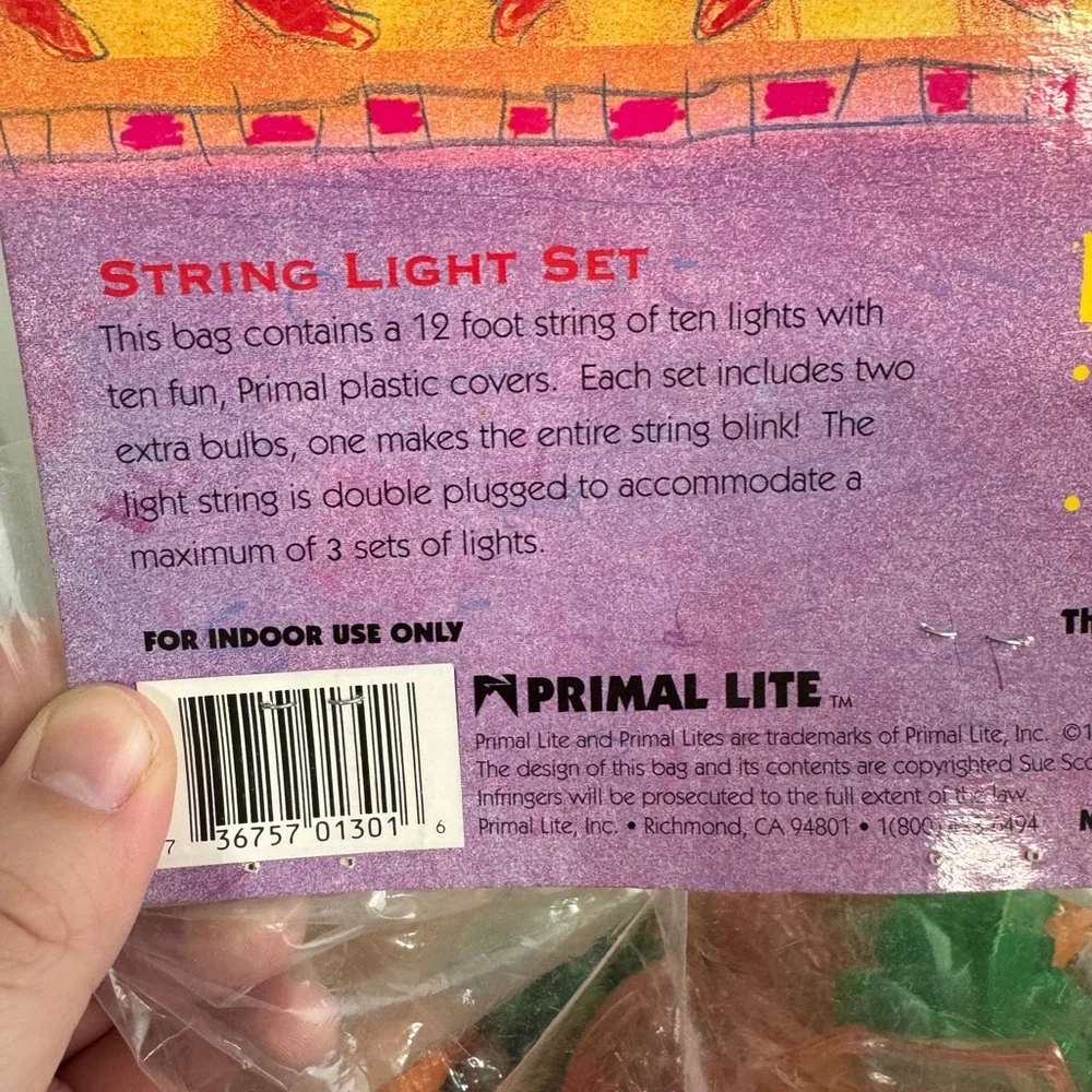 Primal Lite fun lights palm trees flamingo string light set